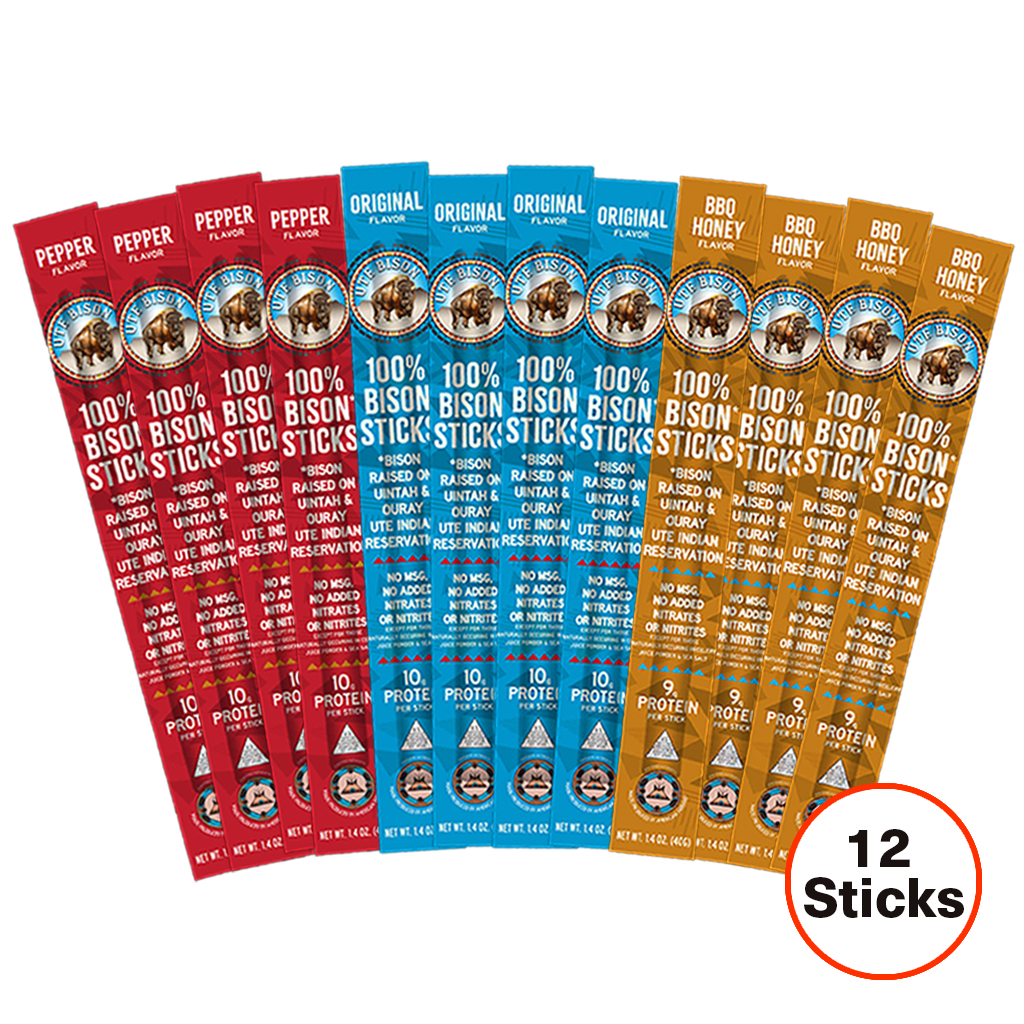 Bison Jerky Sampler (12-Pack)