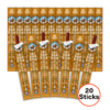 BBQ Honey bison jerky sticks - 20 count fan layout on white background